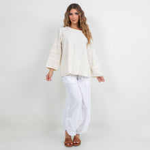 Load image into Gallery viewer, Women's Cotton Gauze Sabrina Top