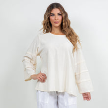 Load image into Gallery viewer, Women's Cotton Gauze Sabrina Top