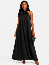 Load image into Gallery viewer, Karley Halter Neck Maxi Dress