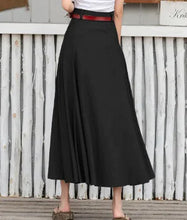 Load image into Gallery viewer, Tessanne A-Line Midi Skirt
