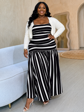 Load image into Gallery viewer, Carla Striped Spaghetti Strap Maxi Dress