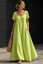 Load image into Gallery viewer, Cathy Loose Short Sleeve Maxi Dress