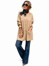 Load image into Gallery viewer, Button-Down Long Sleeve Cardigan