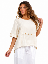 Load image into Gallery viewer, Kira Women's 100% Cotton Gauze Top