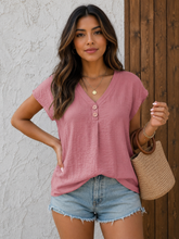Load image into Gallery viewer, Mae V-Neck Blouse