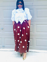 Load image into Gallery viewer, Polka Dot Spaghetti Strap Maxi Dress