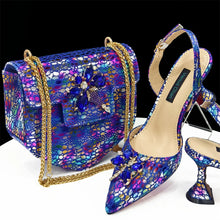 Load image into Gallery viewer, Ebony Shoes and Bag Set