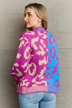 Load image into Gallery viewer, Angel Wings Leopard Cardigan
