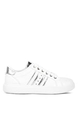 Load image into Gallery viewer, Claude Faux Leather Back Panel Detail Sneakers