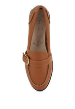 Load image into Gallery viewer, Sheboss Buckle Detail Loafers