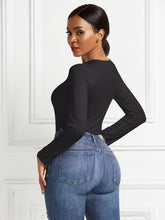 Load image into Gallery viewer, Round Neck Long Sleeve Bodysuit