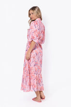 Load image into Gallery viewer, Alice Dress Short Sleeve (Peach Flower)