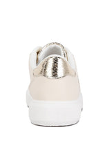 Load image into Gallery viewer, Claude Faux Leather Back Panel Detail Sneakers