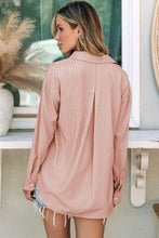Load image into Gallery viewer, Striped Button Up Long Sleeve Shirt