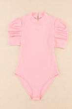 Load image into Gallery viewer, Mock Neck Puff Sleeve Bodysuit