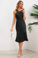 Load image into Gallery viewer, Wide Strap Wrap Fishtail Dress