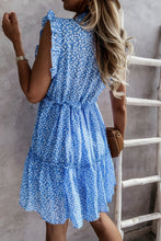 Load image into Gallery viewer, Kay Notched Cap Sleeve Mini Dress