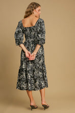 Load image into Gallery viewer, Helena Flower Printed V-Neck Dress