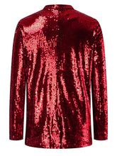 Load image into Gallery viewer, Festive Season Sequin Blazer