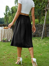 Load image into Gallery viewer, High Waist Midi Skirt