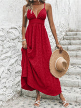 Load image into Gallery viewer, Crisscross V-Neck Maxi Cami Dress