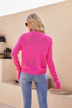 Load image into Gallery viewer, Raglan Sleeve Button Front Cardigan