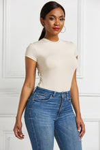 Load image into Gallery viewer, Round Neck Short Sleeve Bodysuit