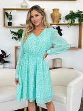 Load image into Gallery viewer, Layla V-Neck Long Sleeve Dress