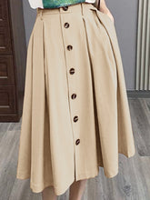 Load image into Gallery viewer, High Waist Midi Skirt