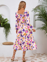 Load image into Gallery viewer, Coral Long Sleeve Midi Dress