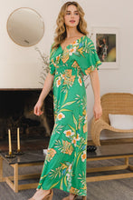 Load image into Gallery viewer, Floral Smocked Maxi Dress