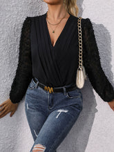 Load image into Gallery viewer, Surplice Long Sleeve Bodysuit