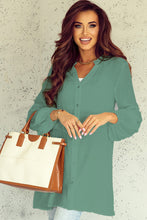 Load image into Gallery viewer, Kaia Balloon Sleeve Longline Top