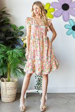 Load image into Gallery viewer, Heimish Floral Ruffled V-Neck Dress
