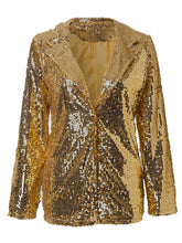 Load image into Gallery viewer, Festive Season Sequin Blazer