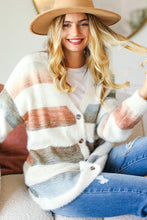 Load image into Gallery viewer, Haley Soft Fuzzy Sweater Cardigan