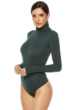 Load image into Gallery viewer, Ribbed Turtleneck Long Sleeve Bodysuit