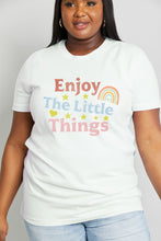 Load image into Gallery viewer, ENJOY THE LITTLE THINGS Graphic Cotton Tee