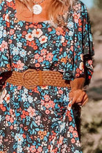 Load image into Gallery viewer, Game Over Round Neck Half Sleeve Dress