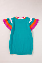 Load image into Gallery viewer, Color Block Round Neck Knit Top