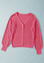 Load image into Gallery viewer, Britain V-Neck Button Up Cardigan