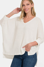 Load image into Gallery viewer, High-Low Slit Knit Top