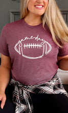 Load image into Gallery viewer, Cursive Football Game Day Graphic Tee