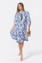 Load image into Gallery viewer, Clio Blue & White Dress