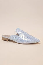 Load image into Gallery viewer, POINTED TOE SLIP ON MULE FLATS