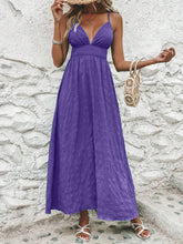 Load image into Gallery viewer, Crisscross V-Neck Maxi Cami Dress