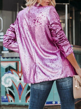 Load image into Gallery viewer, Festive Season Sequin Blazer