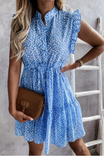 Load image into Gallery viewer, Kay Notched Cap Sleeve Mini Dress