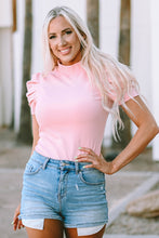 Load image into Gallery viewer, Mock Neck Puff Sleeve Bodysuit