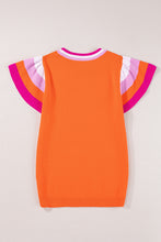 Load image into Gallery viewer, Color Block Round Neck Knit Top